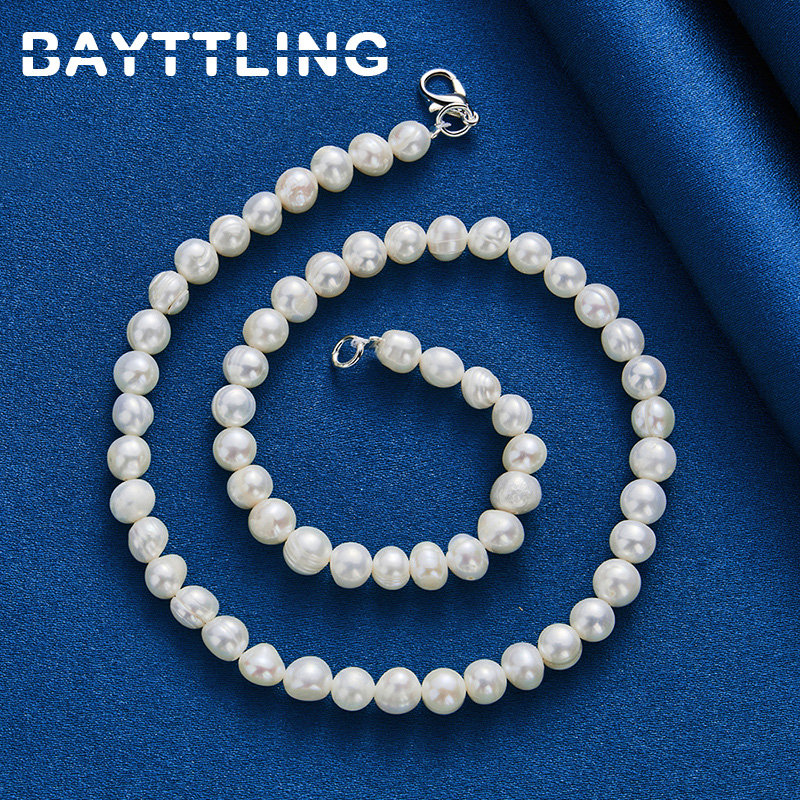 925 Ayar Gümüş, Şık İnci Kolye - Pearl Trim Chain incelemesi ve fiyatı