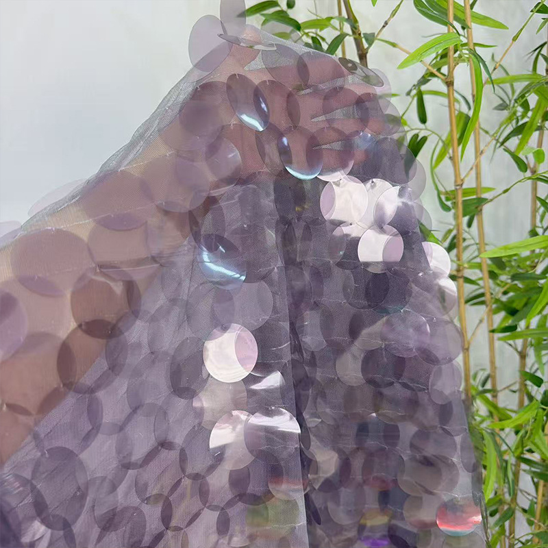 Parlak Büyük Pullu İşlemeli Fi - Sequin Fabric Panel incelemesi ve fiyatı