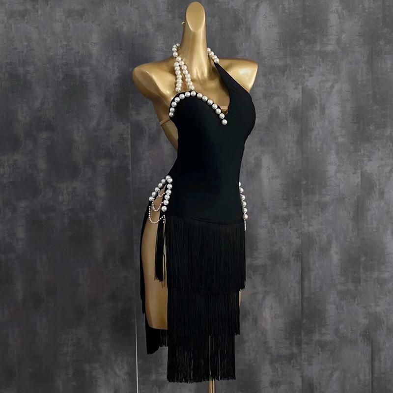 2025 High End Latin Dans Elbis - Beaded Trim Fringe incelemesi ve fiyatı