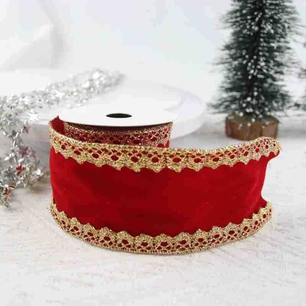Kumaş, Tel Detaylı, Kadife, Iş - Velvet Ribbon Roll incelemesi ve fiyatı