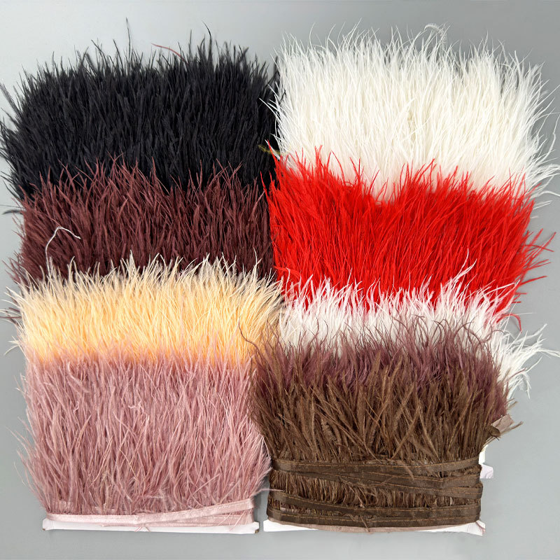 1-10 M Renkli Devekuşu Tüyü Tr - Fringe Ribbon Sewing incelemesi ve fiyatı