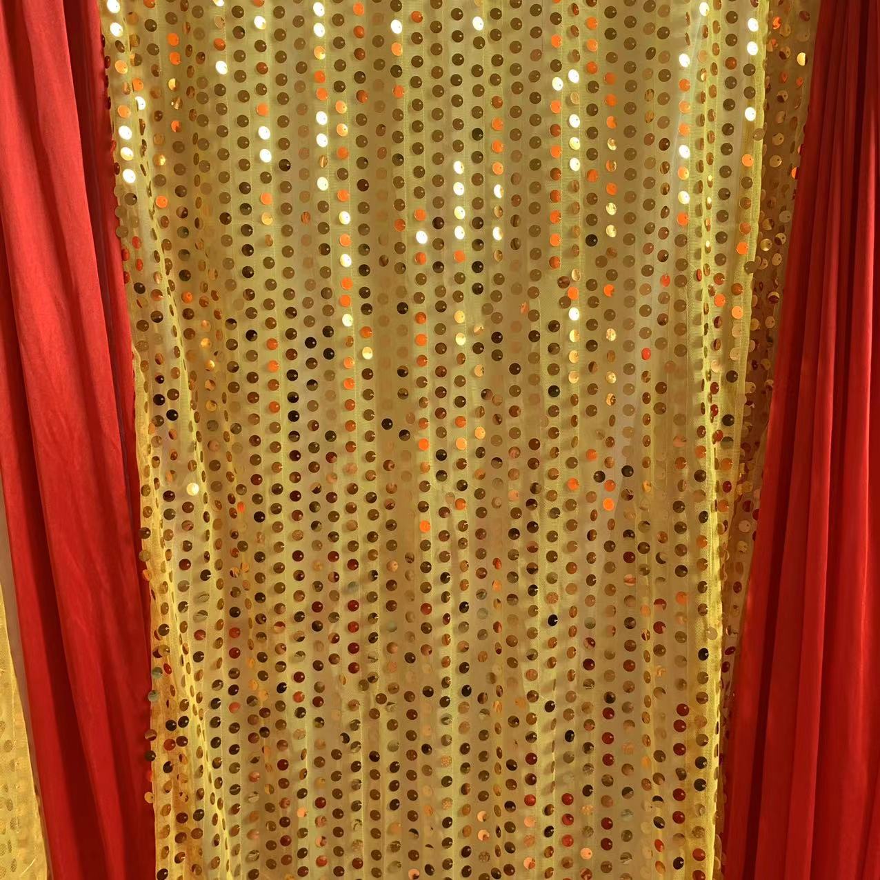 6.5X5FT Gümüş Simli Pul Kumaş  - Sequin Fabric Panel incelemesi ve fiyatı