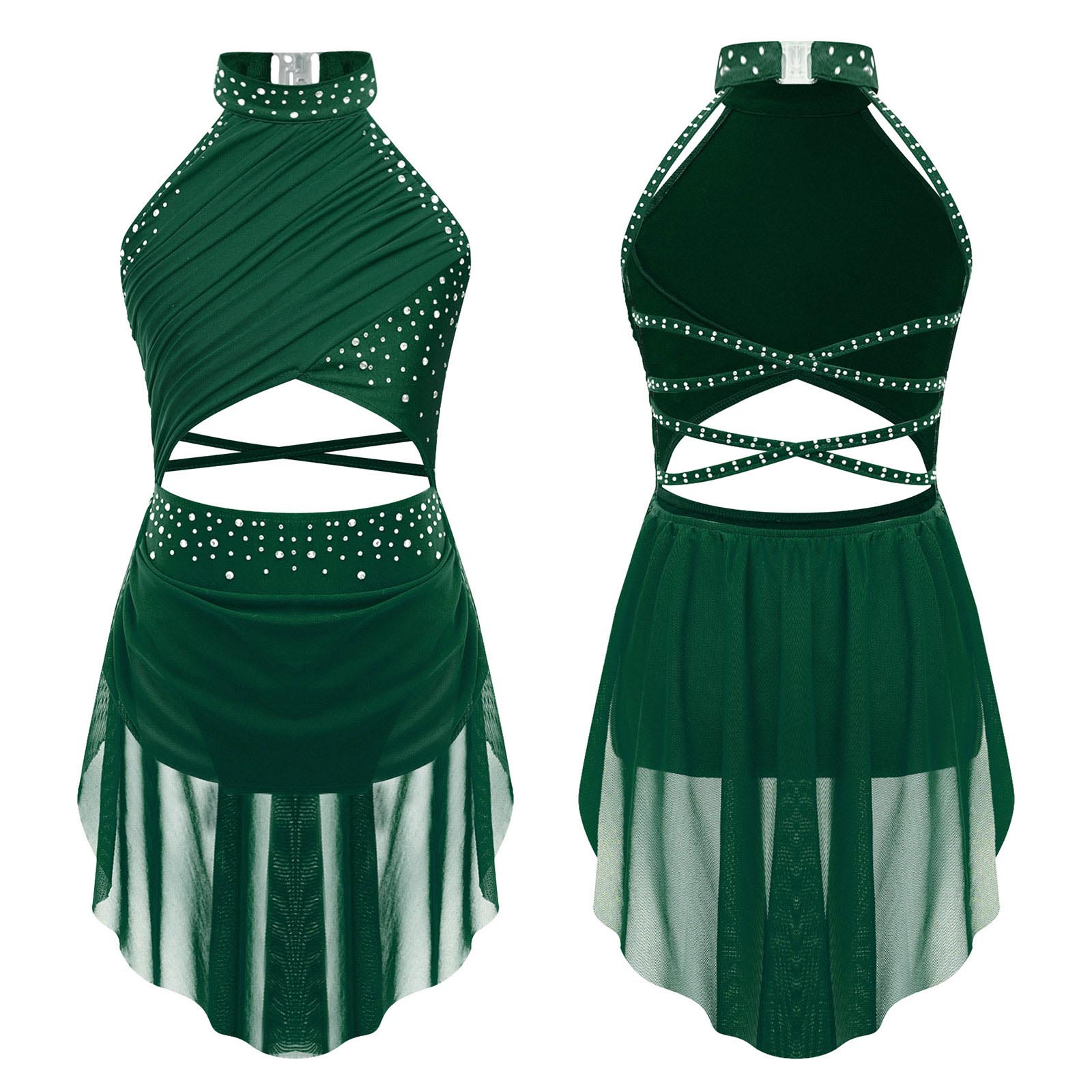Kızlar Lirik Dans Elbisesi Rhi - Rhinestone Banding Trim incelemesi ve fiyatı
