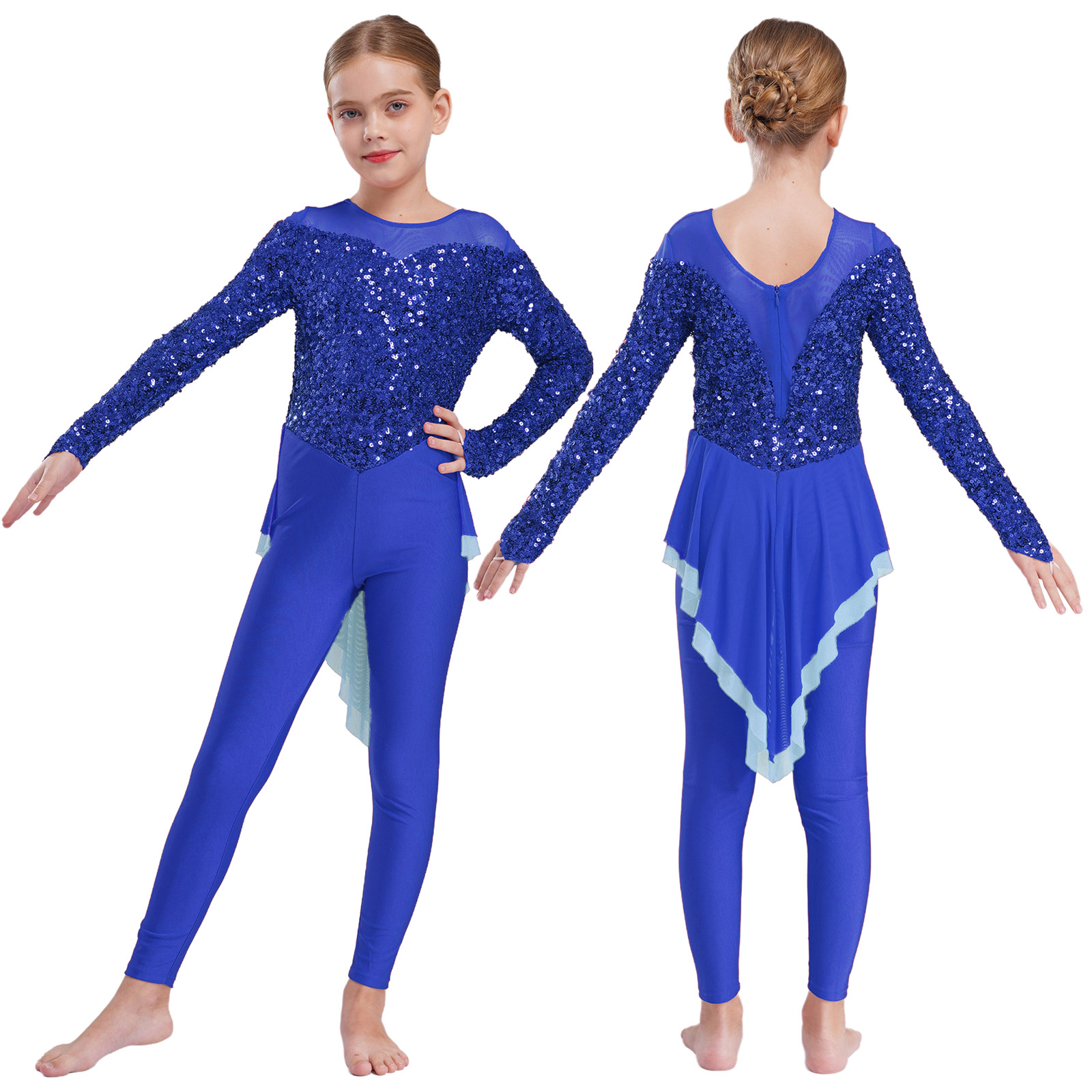 Çocuk Kız Bale Dans Tulum Akro - Rhinestone Banding Trim incelemesi ve fiyatı