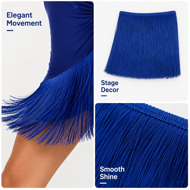 2/5/9M 50cm Saçak Şerit Latin  - Fringe Ribbon Sewing incelemesi ve fiyatı